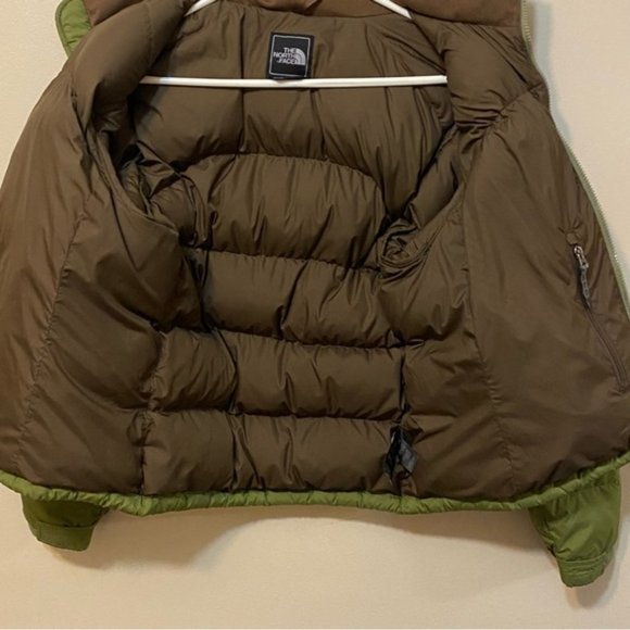 The North Face Women’s 1996 Retro Nuptse 700 down green down puffer Jacket - Picture 9 of 14